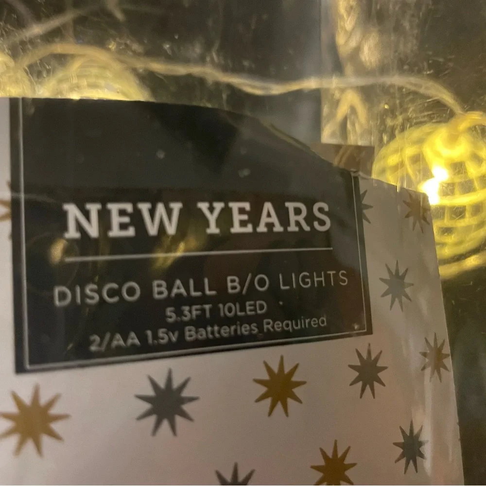LED Disco Ball String Light Mirror Balls Ornaments/ New Years/ Party / Kids Room